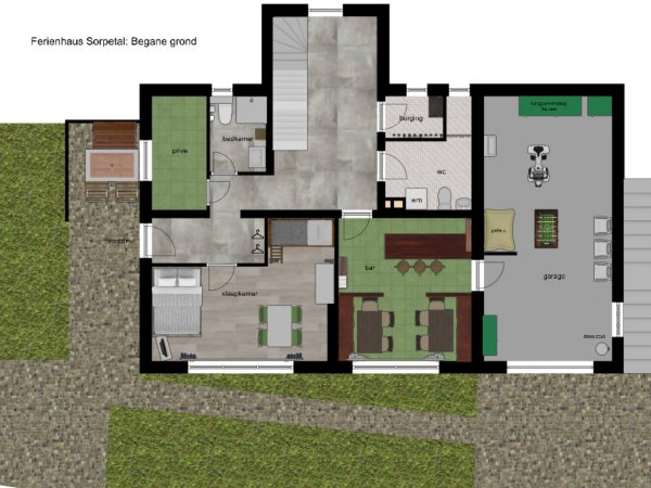 plattegrond begane grond